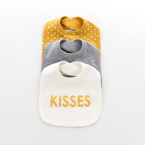 Free Hugs & Kisses 3 Pack Bibs