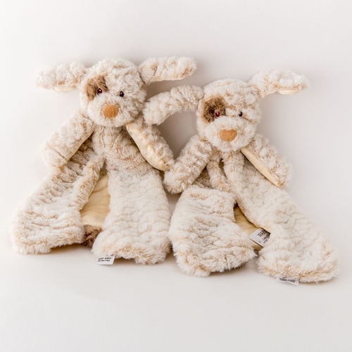 2 Pack Cute Little Puppy Toy Blanket